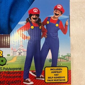 NWT Kids Nintendo Super Mario Costume with Hat small 6/7